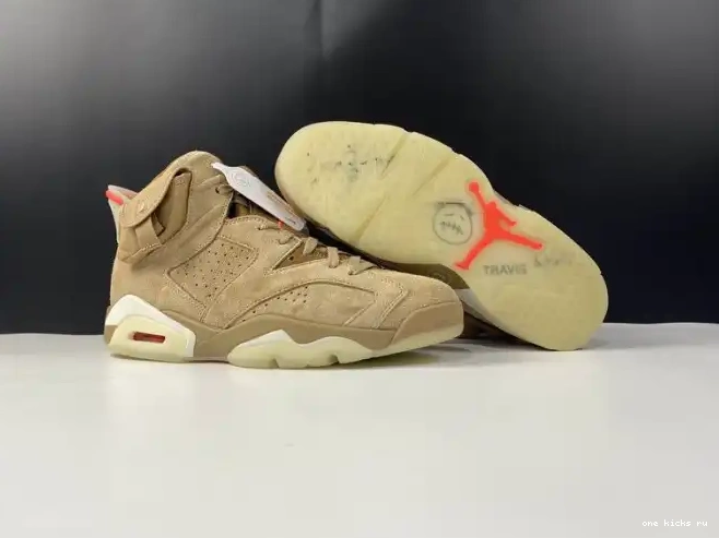 Rep Onekick DH0690-200 6 Khaki Jordan Air Retro British Travis Scott 0429